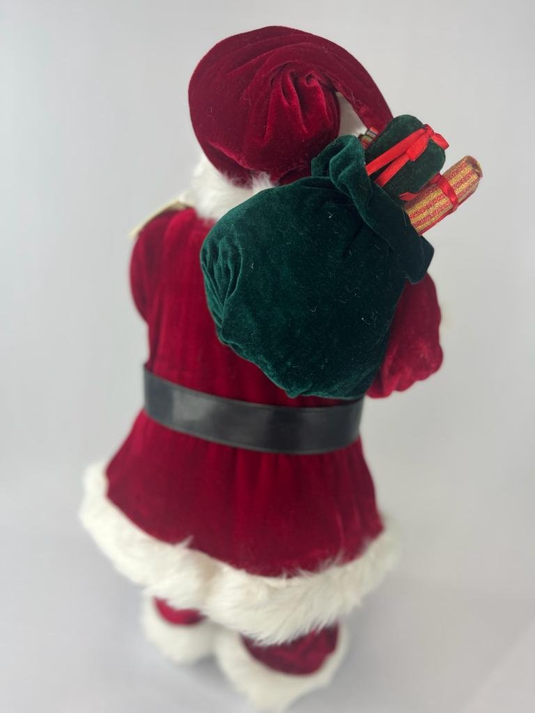 NOEL EM PE TRADICIONAL COM LISTA VERMELHO/BRANCO G - Imagem 2